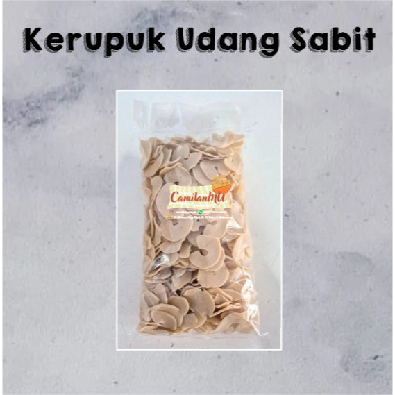 

KERUPUK UDANG MEDE / KERUPUK UDANG BULAN SABIT (BERAT 500 GRAM)