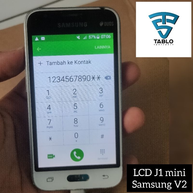 LCD touchscreen Samsung J1 mini j105/ Galaxy V2 J106 ori Copotan hp