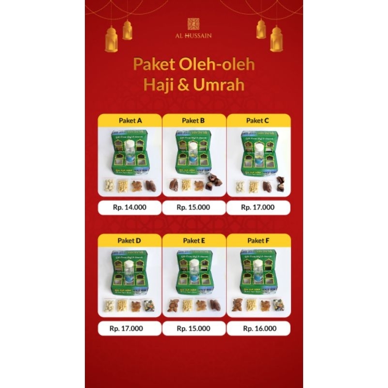 

Paket Oleh-Oleh Haji Dan Umroh