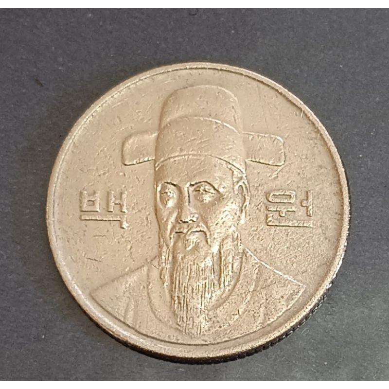 koin korsel 100 won tahun 1989..