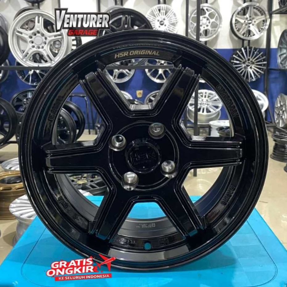 Velg Racing Hsr Minas R16 Velg Mobil Palang 6 Pelek Racing Agya Calya Sigra Brio Nissan March Dll