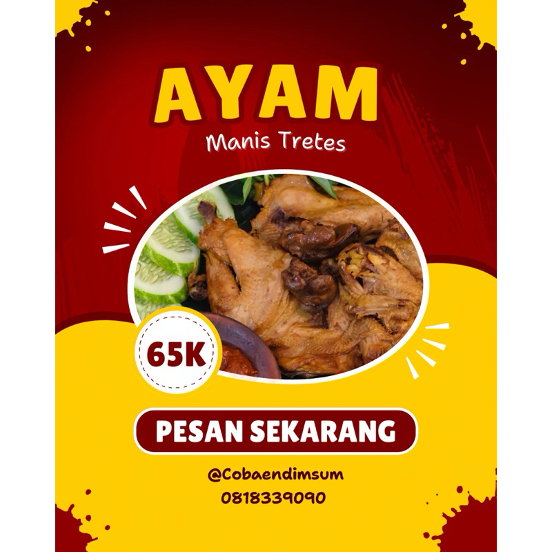 

Ayam kalasan / ayam goreng tretes / / ayam goreng manis /ayam goreng frozen / ayam goreng