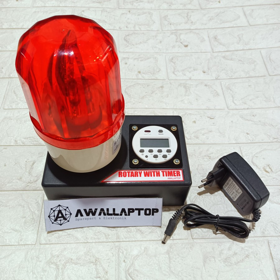 lampu rotary timer 220v lampu tanda bahaya timer emergeny lamp led