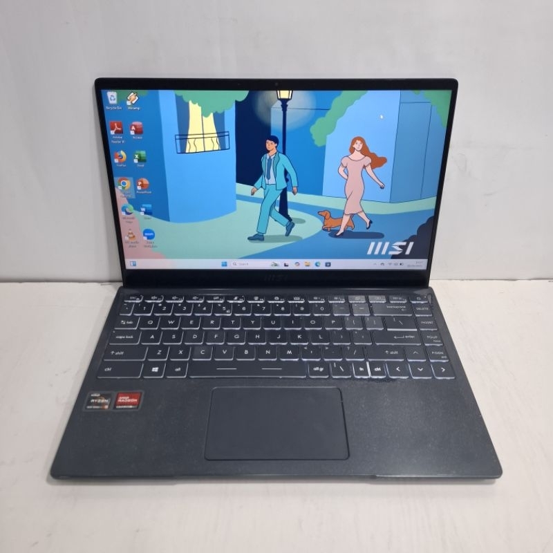 Laptop msi modern 14 b5m amd ryzen 5 5500u ram 8gb ssd 512gb