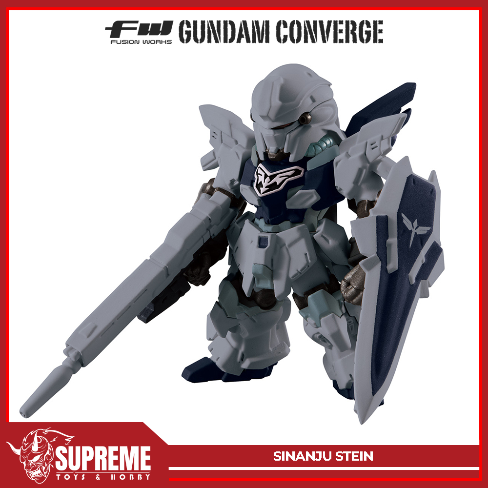 FW Gundam Converge - Sinanju Stein & RGC-80 GM Cannon ( Red Head ) ( The Immortal 4th Team's Color )