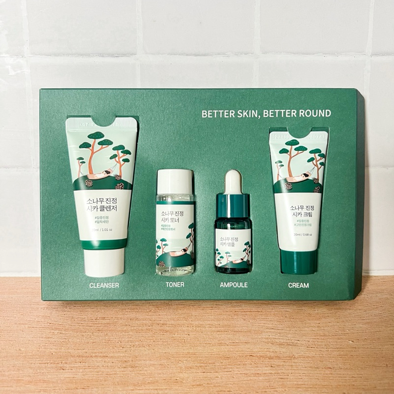 Round Lab Pine Calming Cica Trial Kit