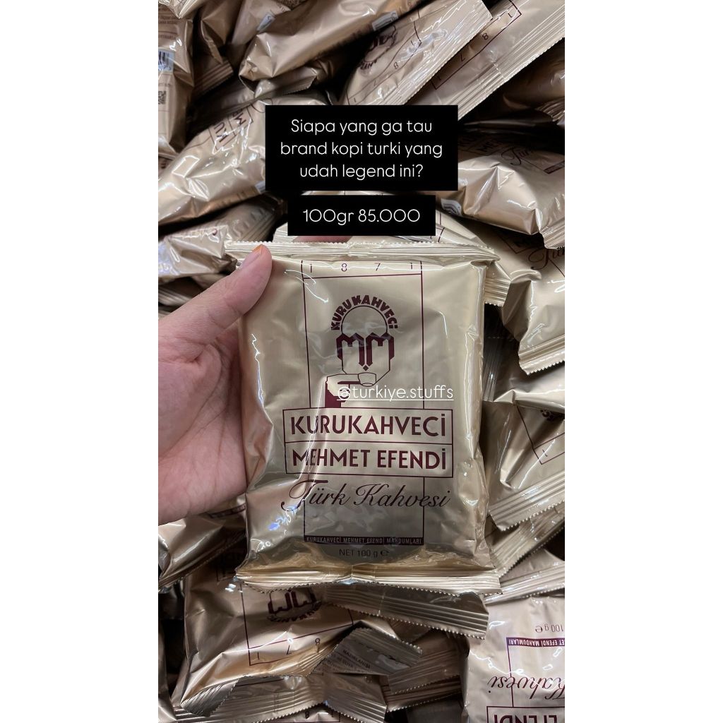 

Kopi Turki Kurukahveci Mehmet Effendi Oleh oleh Turki Kopi Hitam Turki Arabica