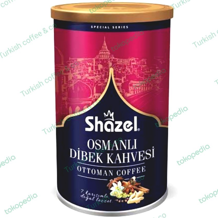 

| SHAZEL OTTOMAN COFFEE | OSMANLI DIBEK KAHVE | TURKI | 250 G |