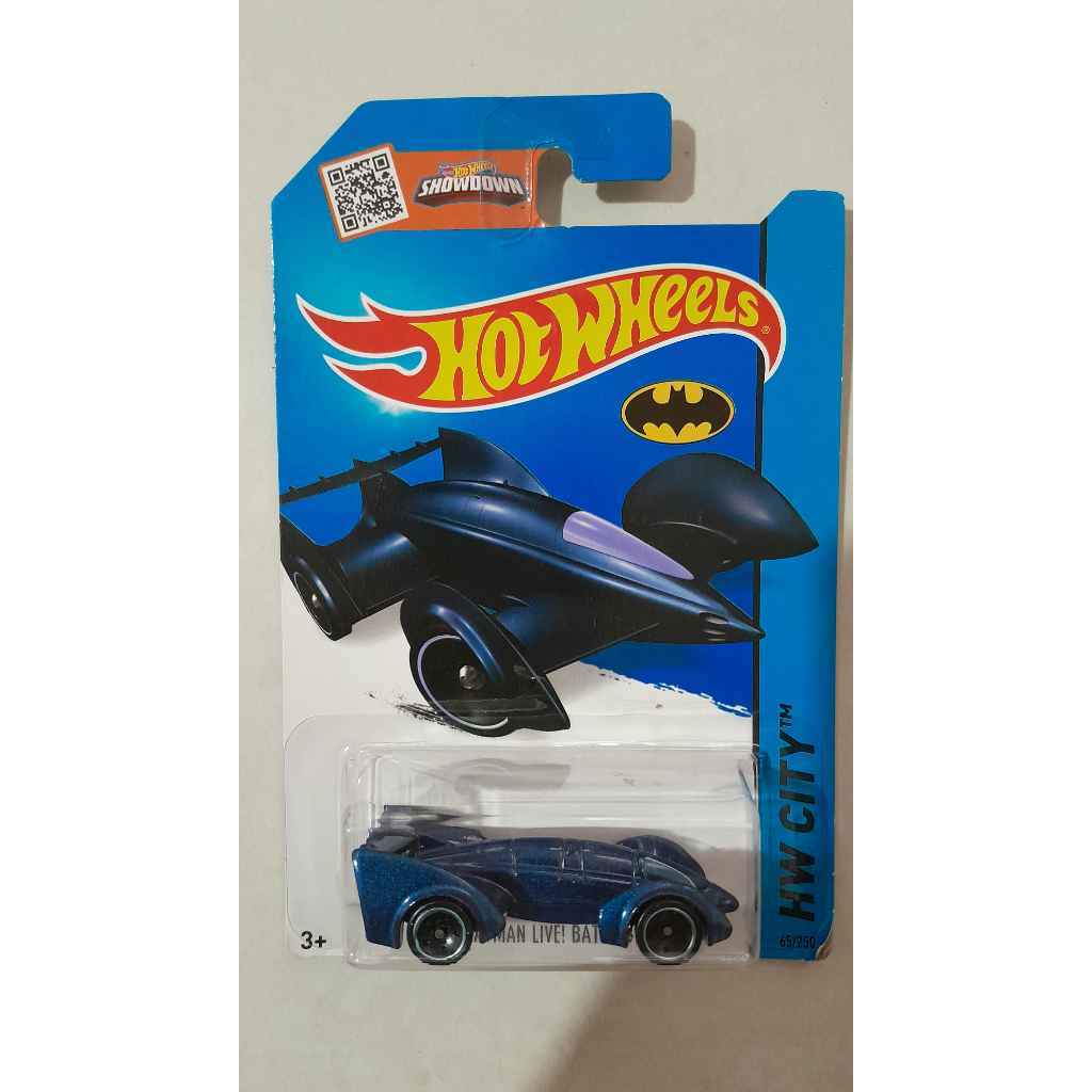 Mainan Mobil Diecast Hot Wheels Batman Live Batmobile Purple