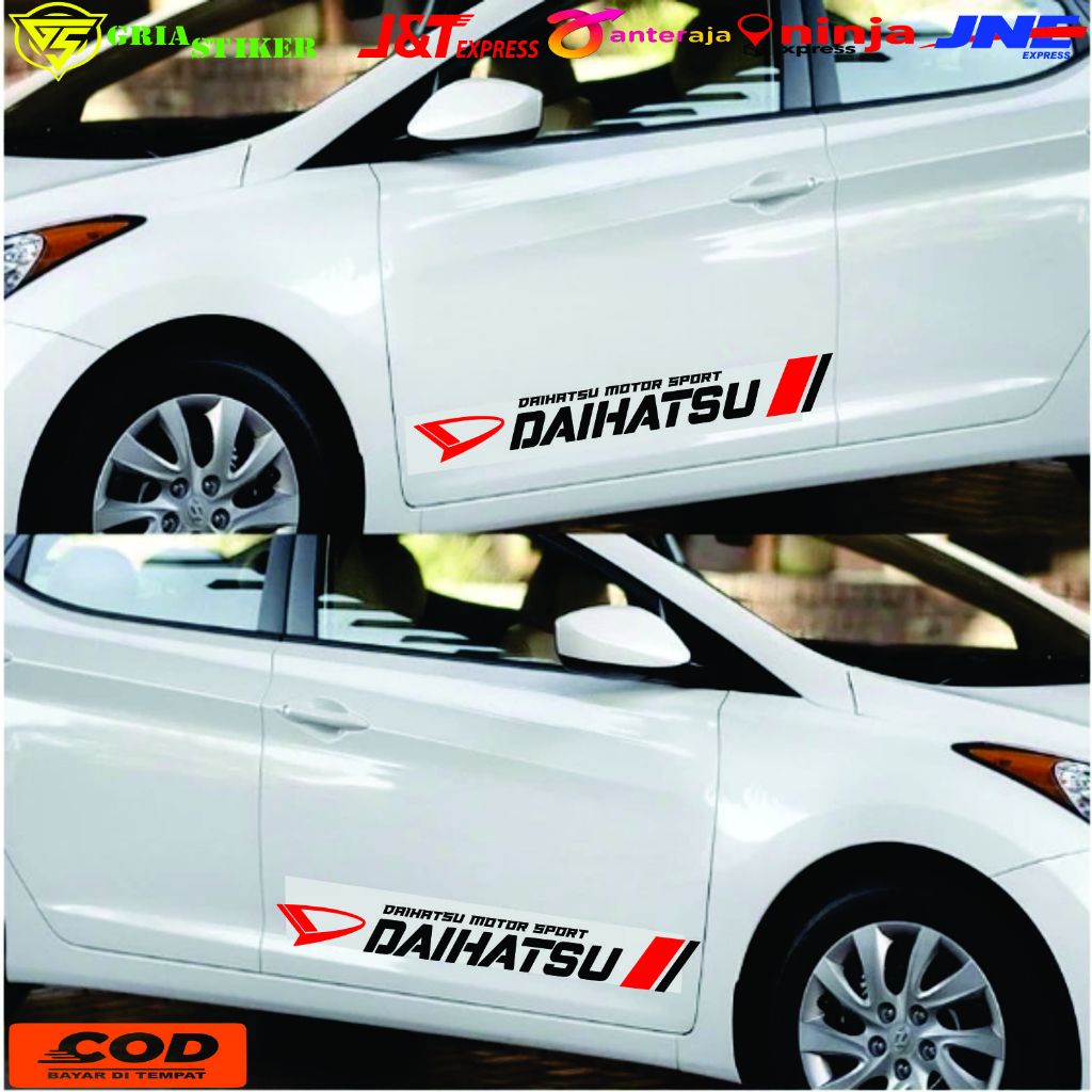 Sticker Daihatsu Stiker Body Mobil Daihatsu Xenia Rocky Sigra Terios Taruna Luxio Stiker New Design 