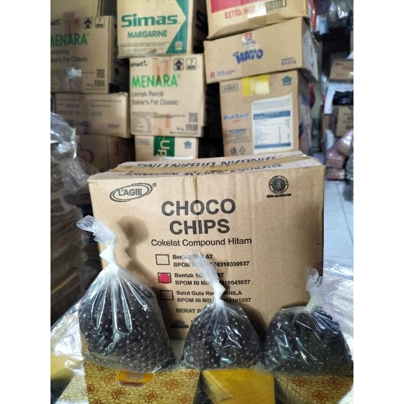 

choco chips repack 100g & 250g