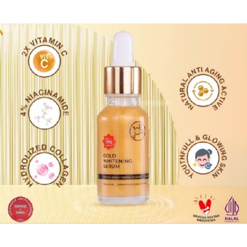 serum gold viva cosmetics// serum flek