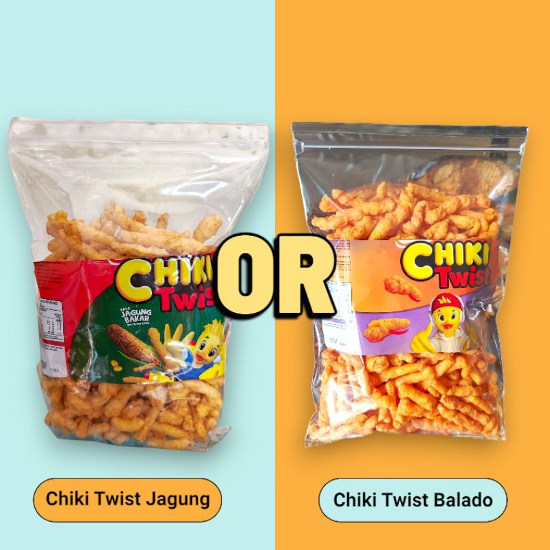 chiki twist jagung bakar / chiki twist pedas / chiki original