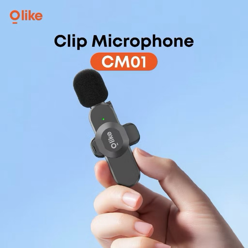 OLIKE MICROPHONE WIRELESS CM01 | MC CLIP-ON BLUETOOTH UNTUK KONTEN, VLOG PODCAST