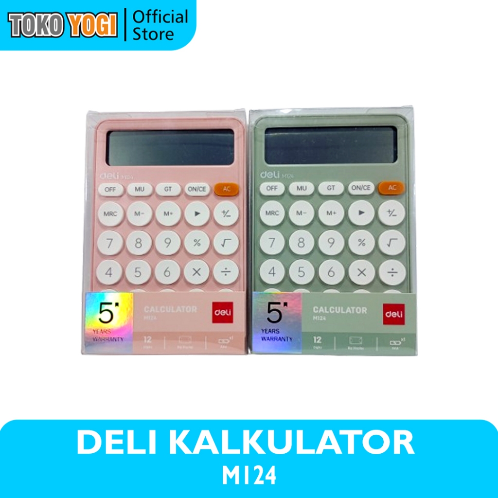 

DELI CALCULATOR M124 || KALKULATOR