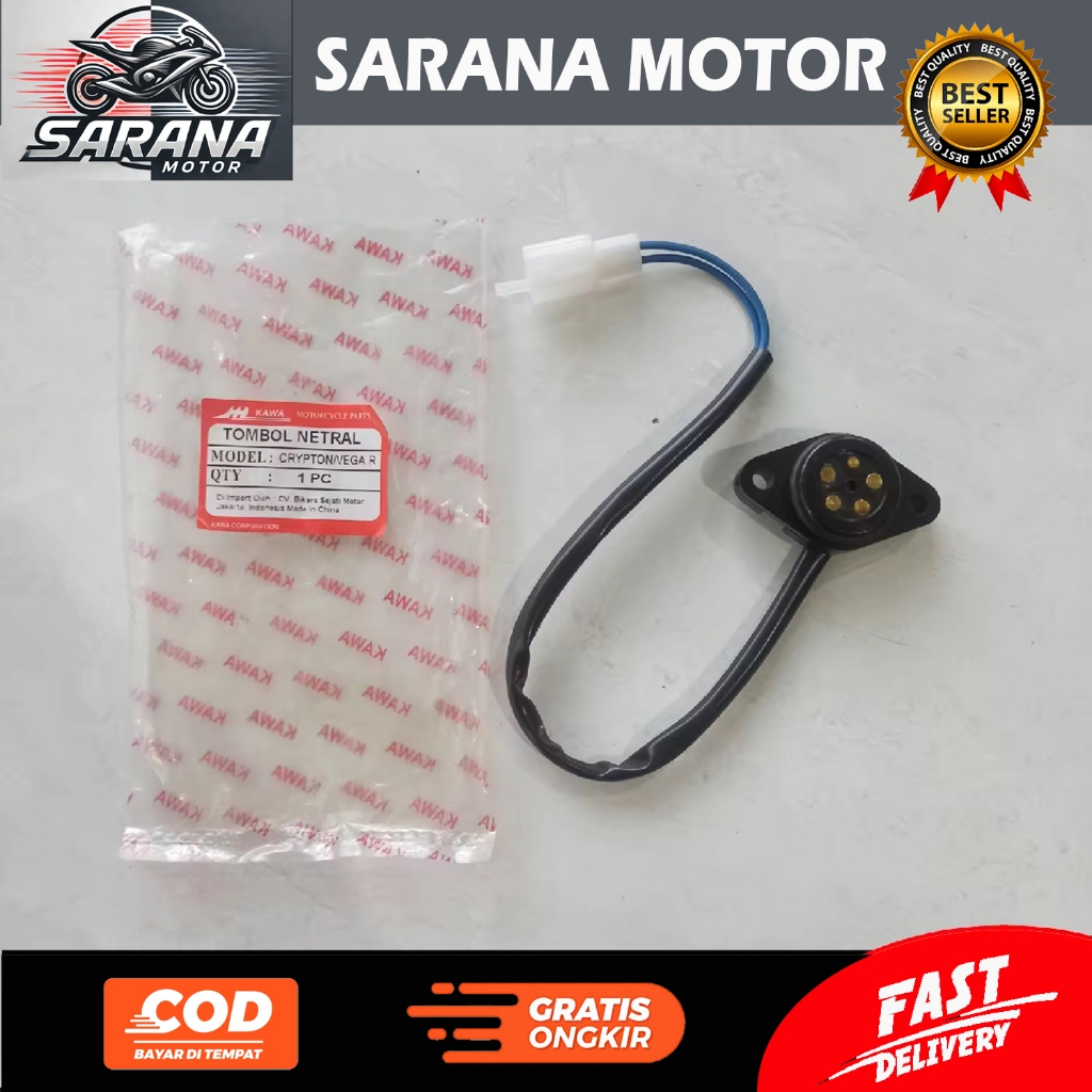 MERK KAWA SWITCH NETRAL CRYPTON DAN VEGA R LAMA. SWIS NETRAL OVERAN GIGI - SARANA MOTOR