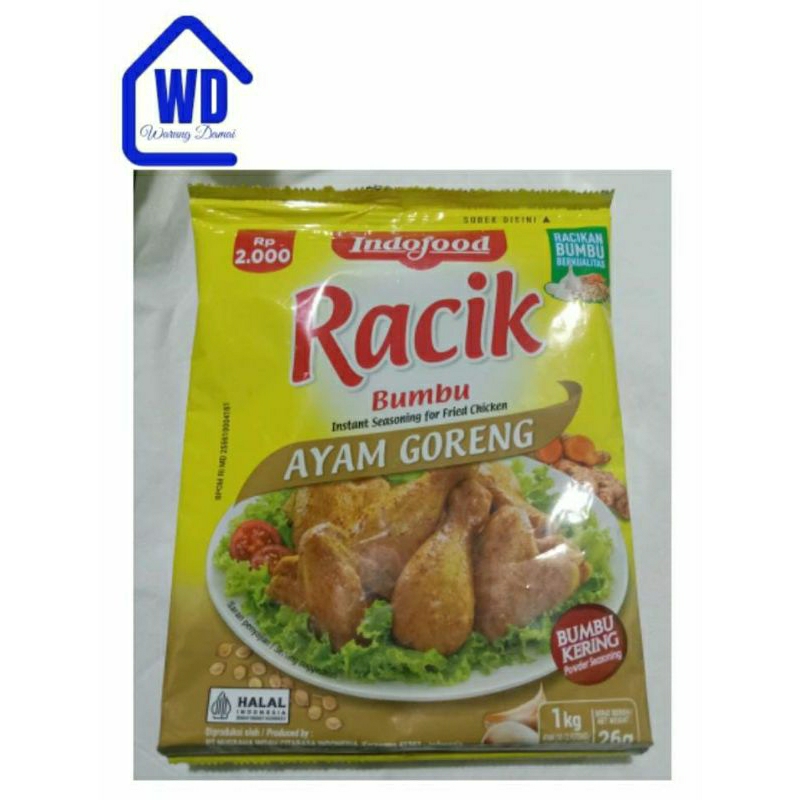 

Indofood racik bumbu instan ayam goreng