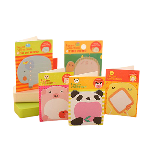 

TINYBAE Memo Motif Binatang / Sticky Notes Memo Karakter Animal / Tempelan Kertas Catatan U60