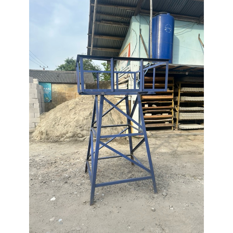 Tiang/ Menara Toren Air Besi Tebal 550-1000 liter