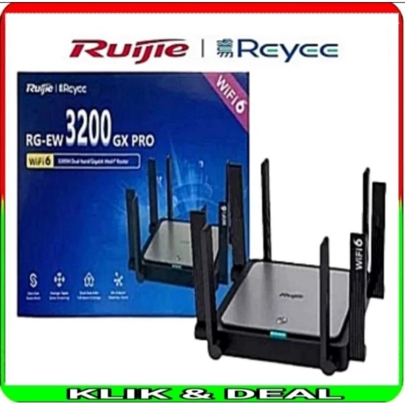 ruijie RG EW3200GX PRO 3200m Wifi6 dual band Gigabyte mesh Router