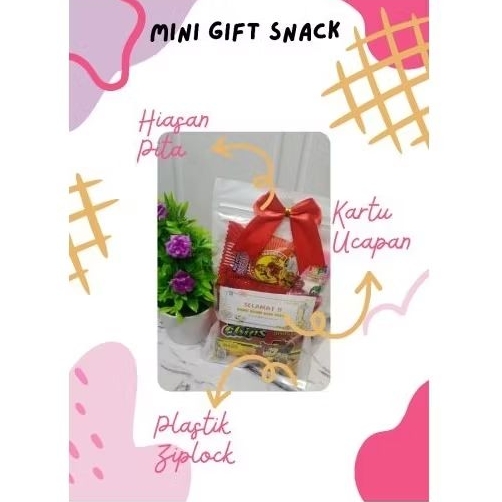 

(Tema Merah) Mini Gift Snack / Gift Snack Simple / Bingkisan Snack Murah / Hampers Snack Murah