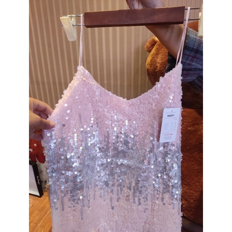 Crop Top Bling Pink Pluffy's Choice