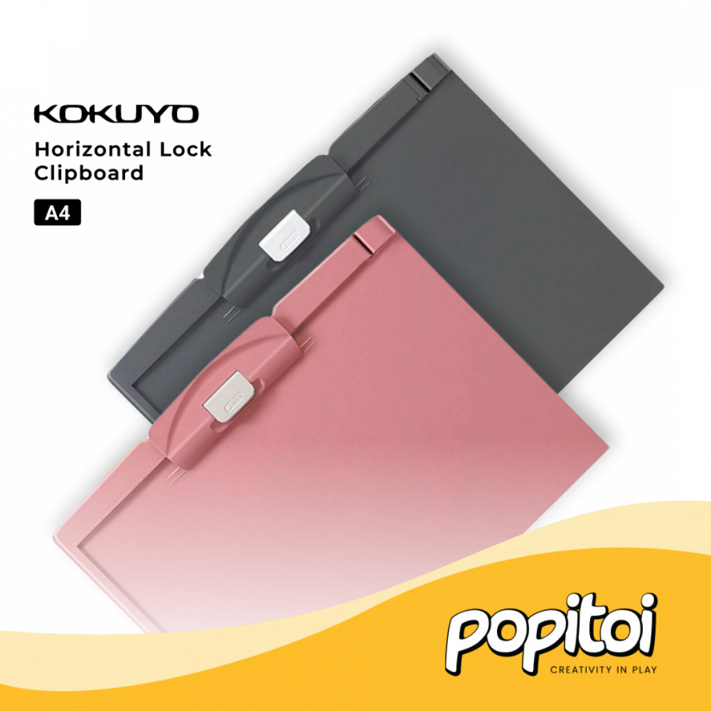 

Kokuyo YOHA-H73N Lock Clipboard (A4 Horizontal Landscape) Papan Jalan Alas Kertas