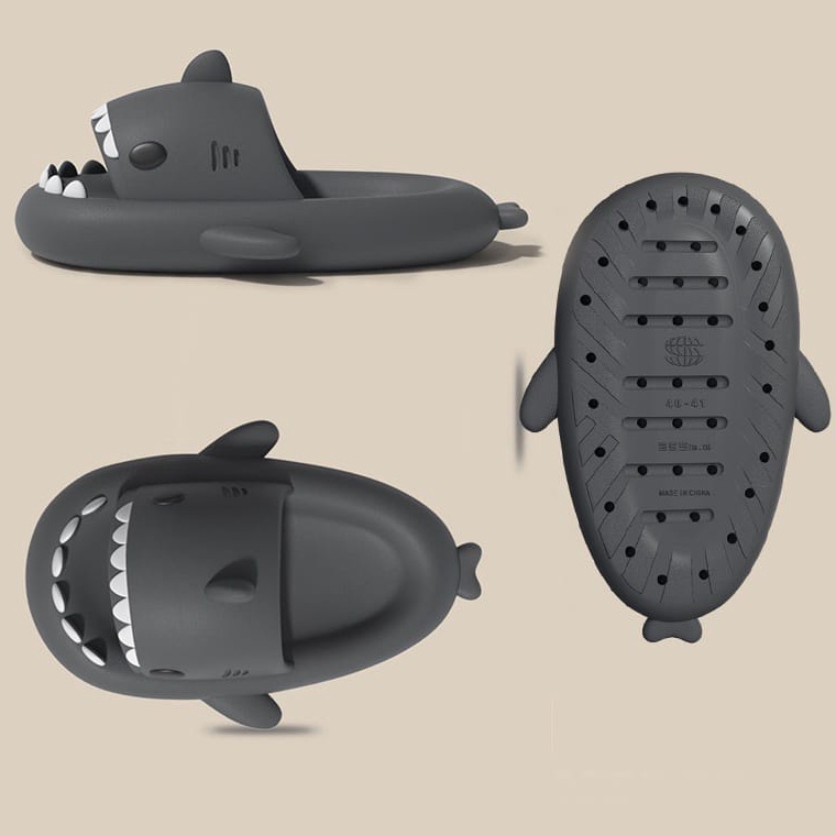 Harga TERMURAAH FY Sendal Wanitapria Sandal Rumah motif ikan HIU