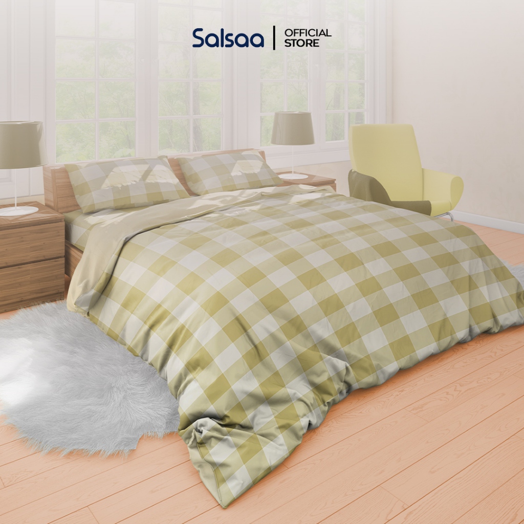 Salsaa Set Sprei Polymicro Karakter Non-Rumbai Emily Creamoty - King dan Queen Size