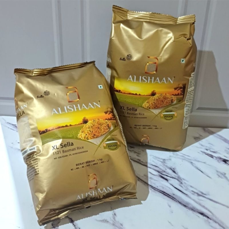 

Beras Basmati Alishaan XL Sella 1kg