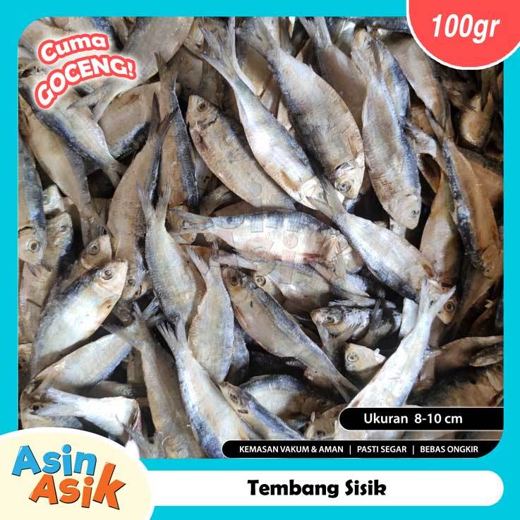 

Ikan Asin Tembang Sisik Murah Segar Fresh Kemasan Vakum Aman Serba Goceng