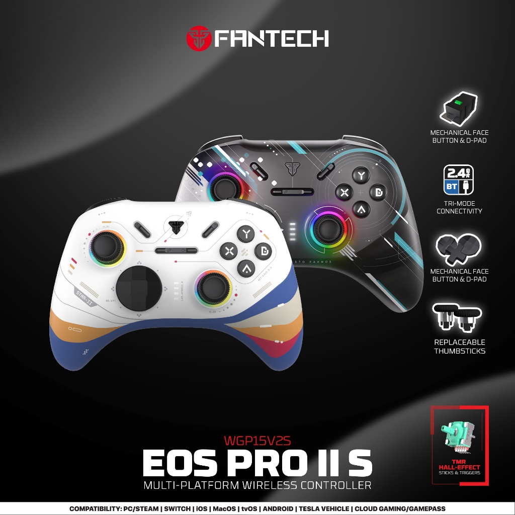 Gamepad Fantech EOS PRO II WGP15 V2S - Multi-platform Wireless Joystick