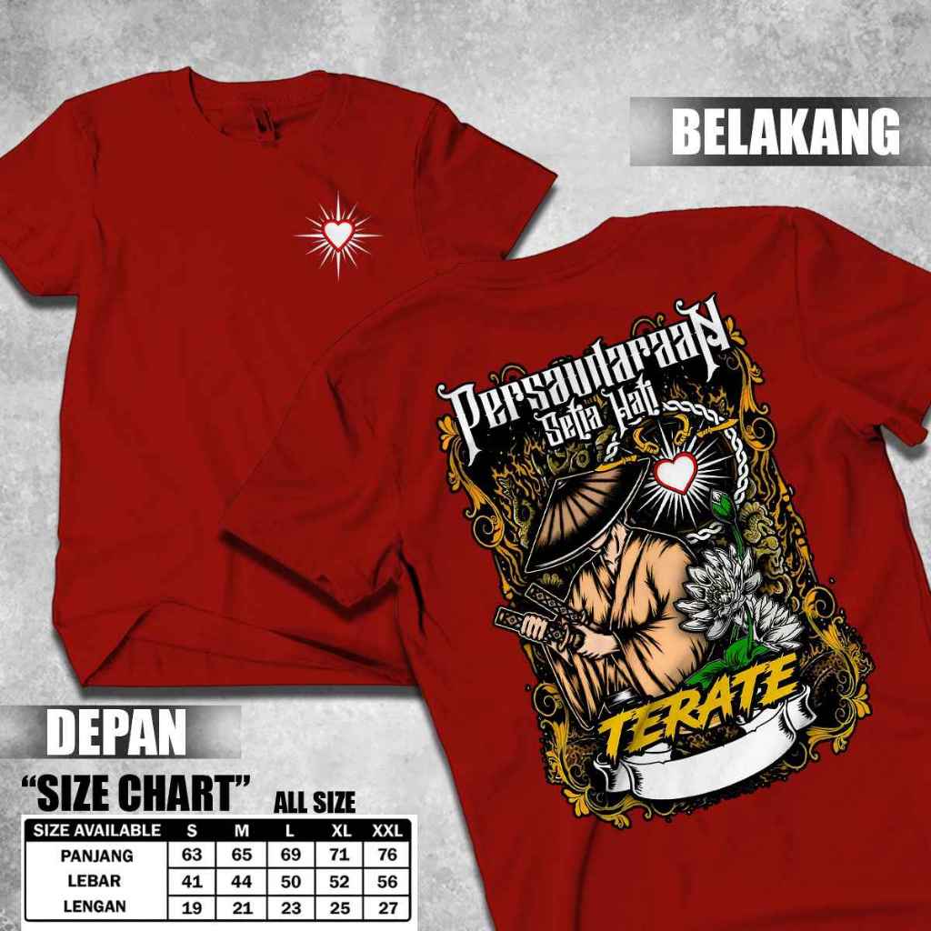 Kaos PERGURUAN SILAT PSHT | Kaos Premium | Kaos Distro Pria | Baju Kaos Pria | Kaos Pria Oversize | 