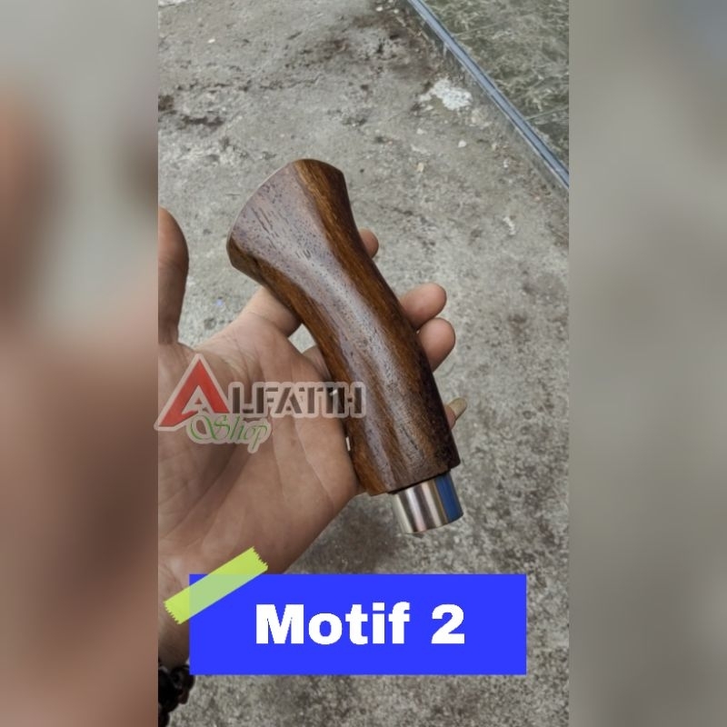 Cincin golok kayu johar pisau selut stainless