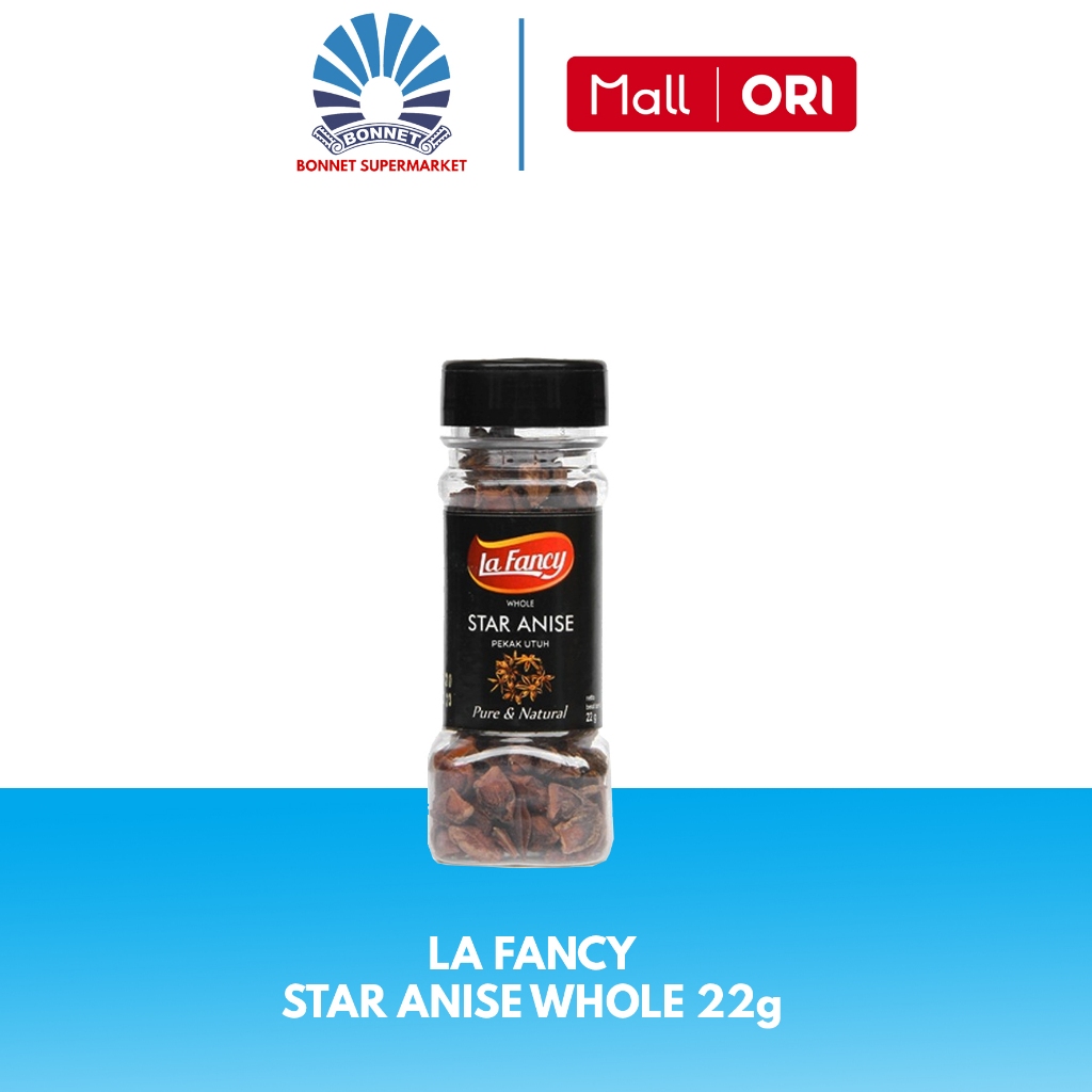 

La Fancy Star Anise Whole 100% Murni - Pekak / Bunga Lawang Utuh 22g