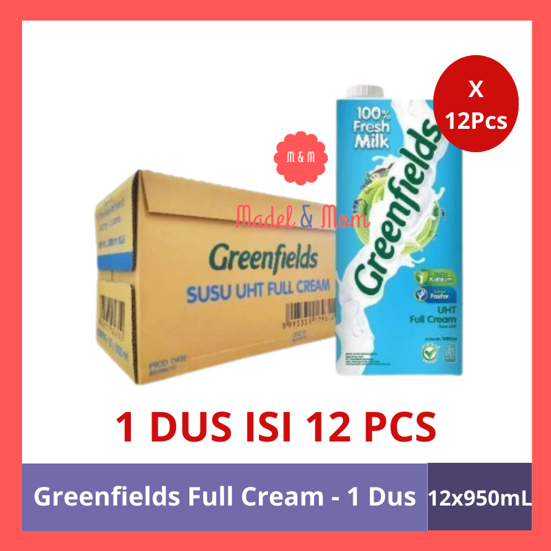 

RB Greenfields Susu UHT 950 ML 1 Dus [MADEL]