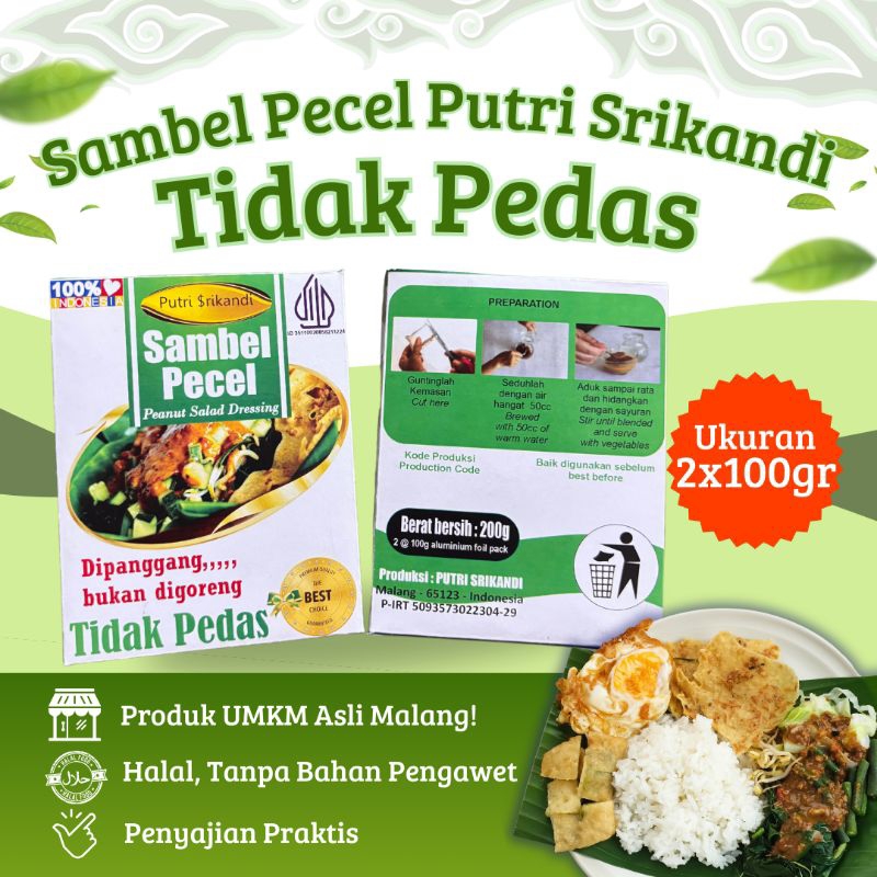 

BumbuPecelPremium200g2sachetTIDAKPEDAS
