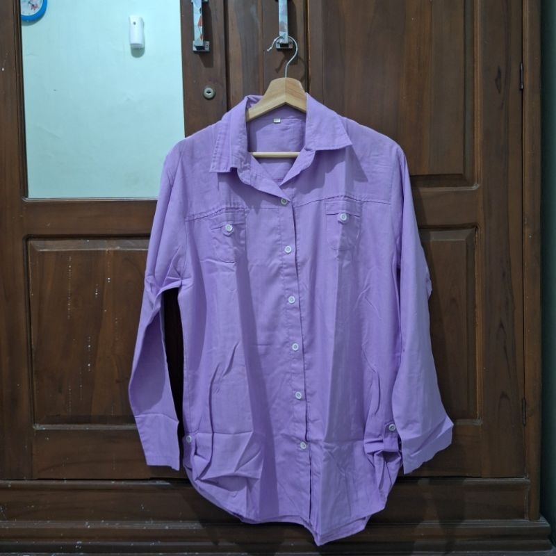 PRELOVED MURAH Atasan Pakaian Cewek Wanita Perempuan Bekas Pernah Dipakai Masih Bagus Baju Kemeja Le
