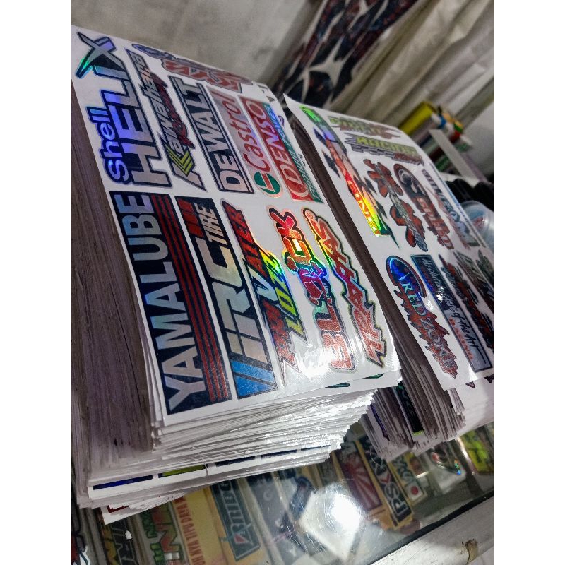 

sticker cuting lembaran