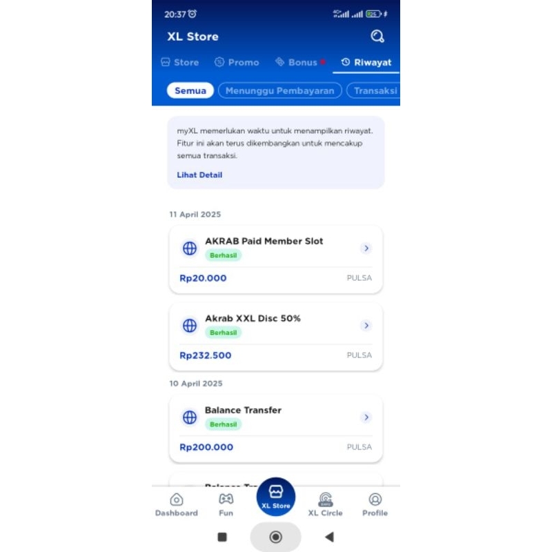 KARTU AKRAB XXL DISKON 50%