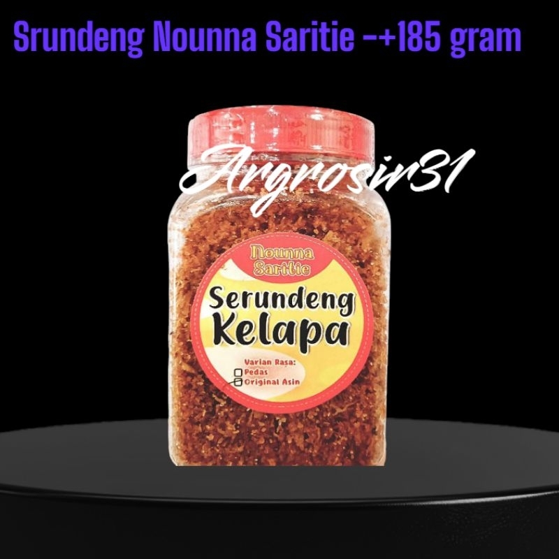 

Srundeng Kelapa 185 gram nounna saritie