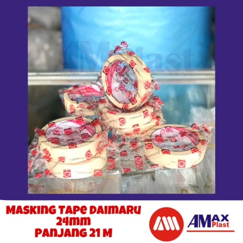 

Masking Tape Selotip Solatip Solasi Isolasi Lakban Kertas 24 MM