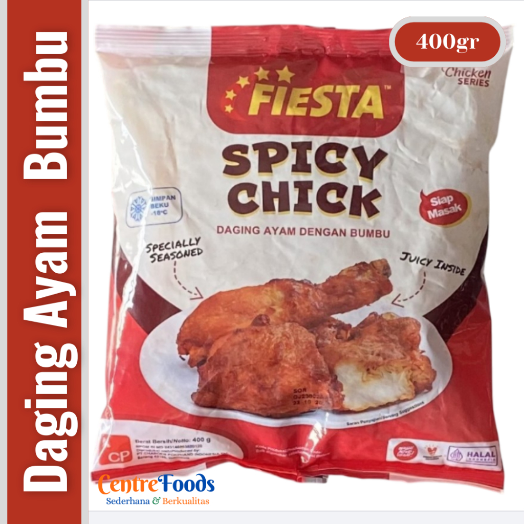 

Daging Ayam Bumbu - Spicy Chick Fiesta | 400gr [ Harga Per BKS ]