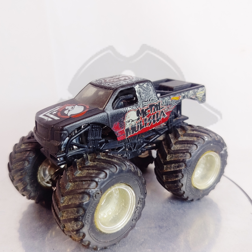 DIECAST HOTWHEELS MONSTER JAM LOOSE METAL MULISHA, HOTWHEELS LOOSE MONSTER JAM
