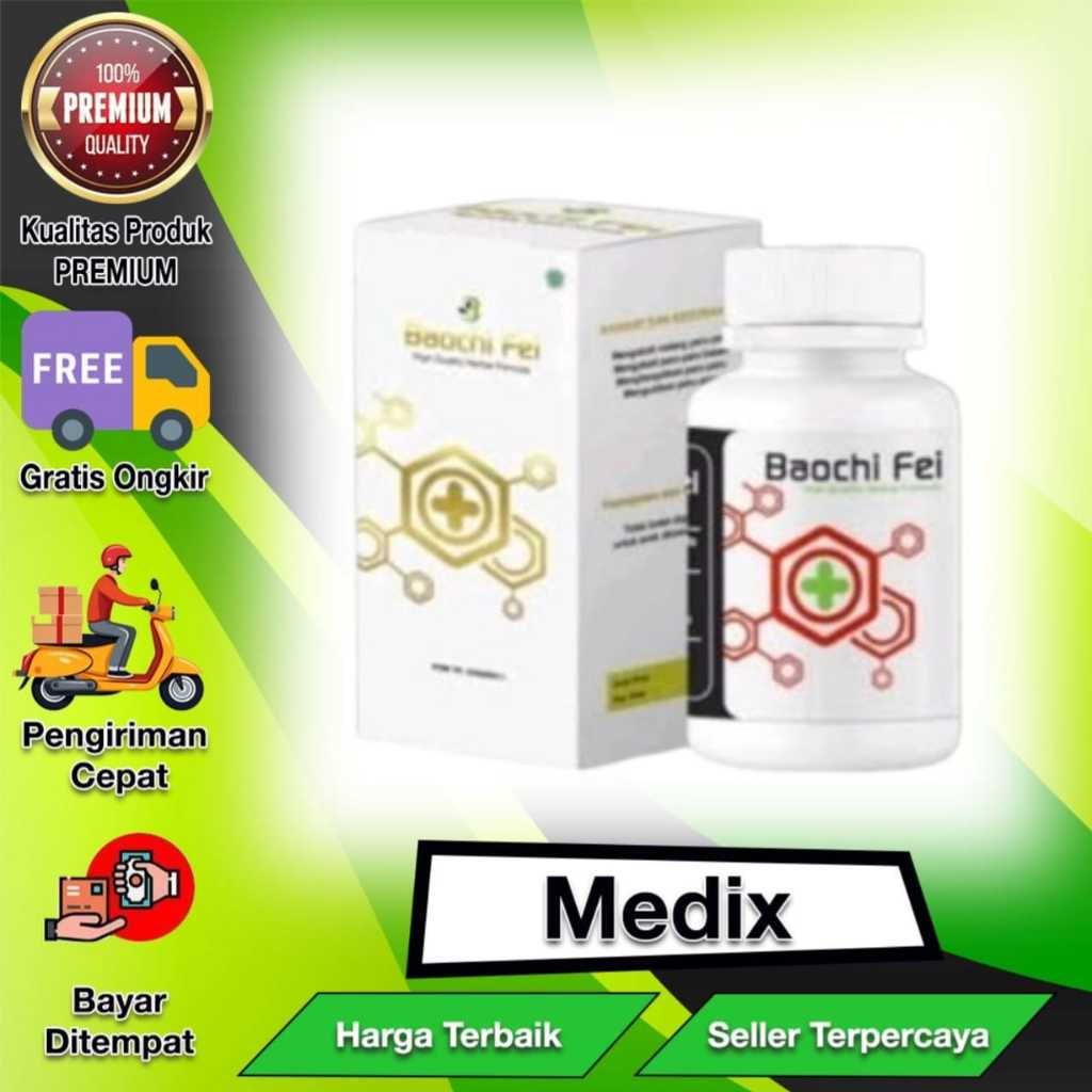 BAOCHI FEI KAPSUL HERBAL OBAT PARU ORIGINAL