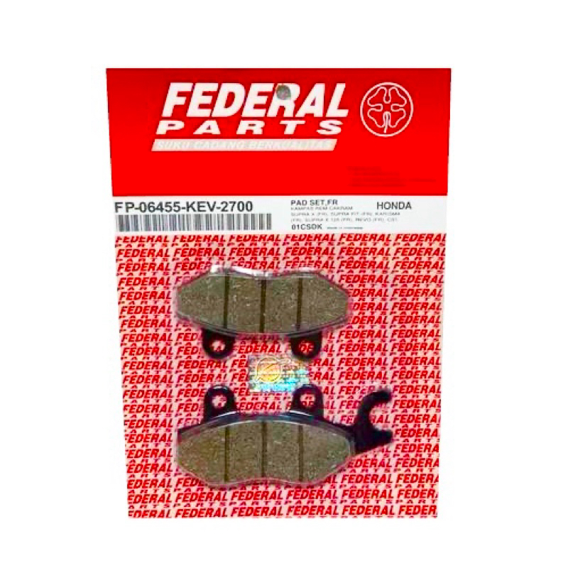 DISPAD KAMPAS REM CAKRAM SUPRA X KEV FEDERAL