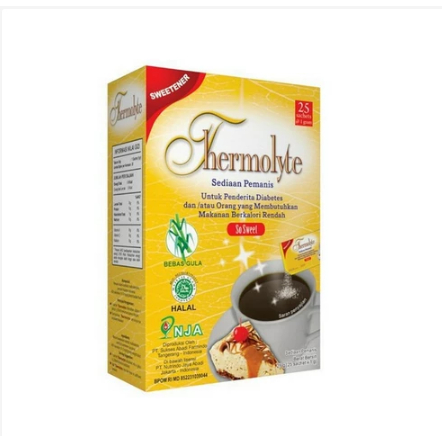 

THERMOLYTE // ED Dec 2025 // DIET SUGAR 25 SACHET 1GR
