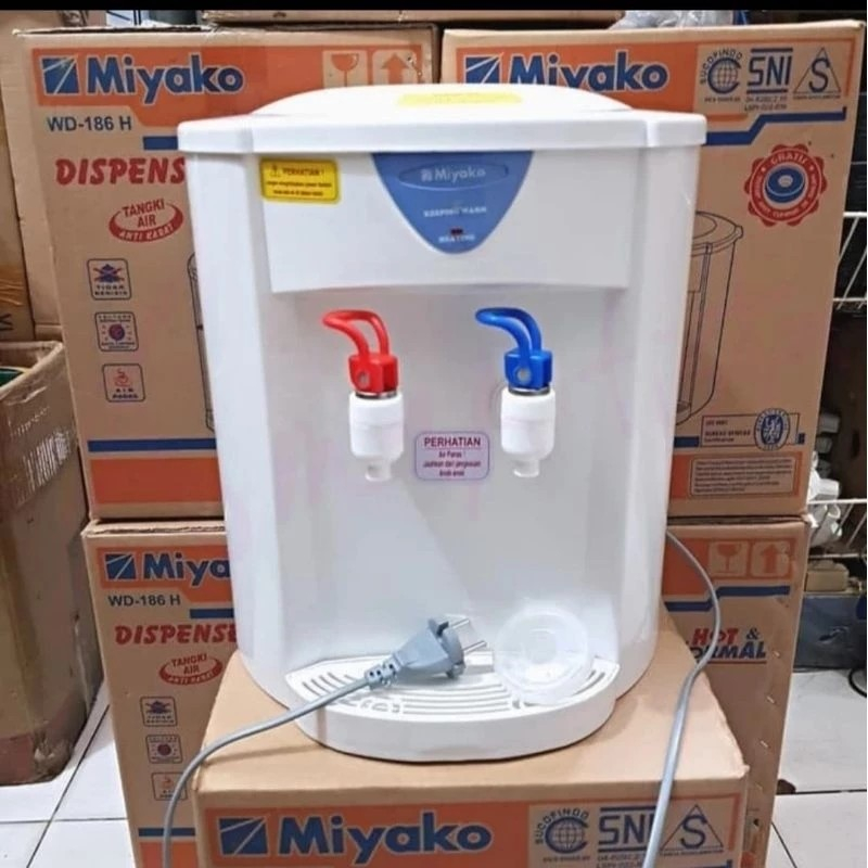 DISPENSER MIYAKO WD-186 H dispenser galon air dispenser air minum tempat air minum tempat galon air