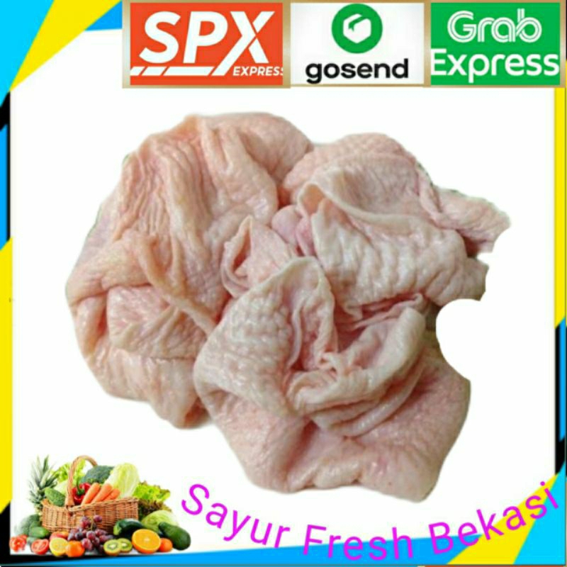 

Kulit Ayam Segar 500g.