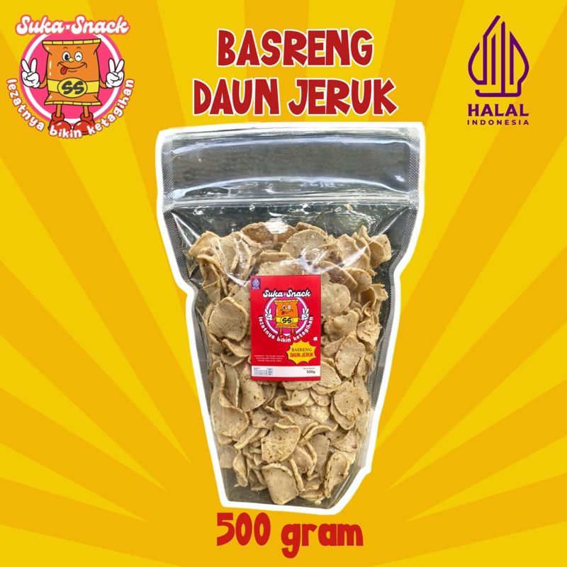 

BASRENG DAUN JERUK by SUKA SNACK kemasan 500gram